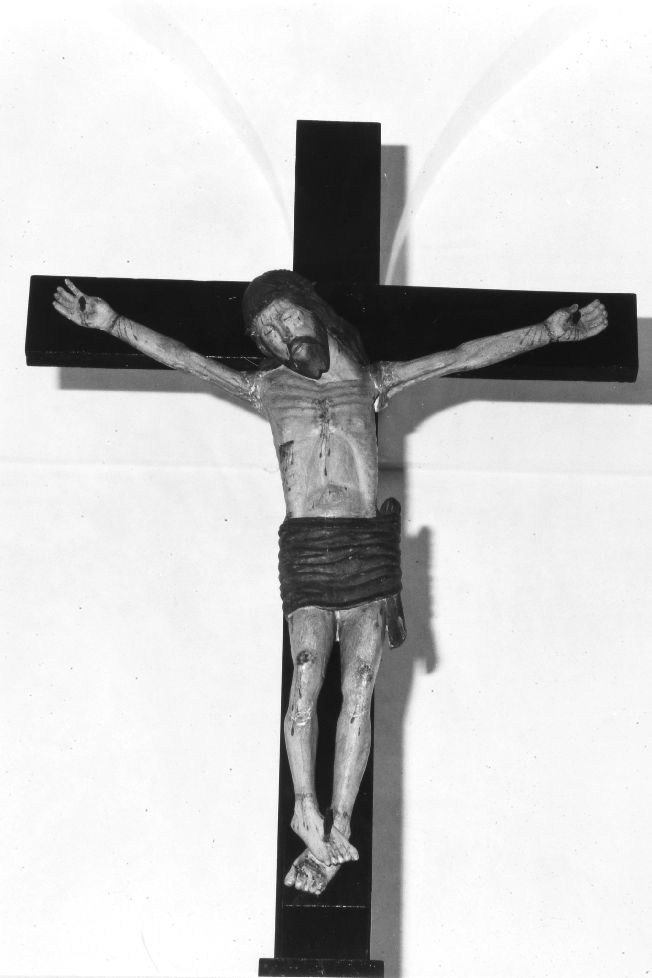 Cristo crocifisso (scultura) - ambito pugliese (prima metà sec. XVI)