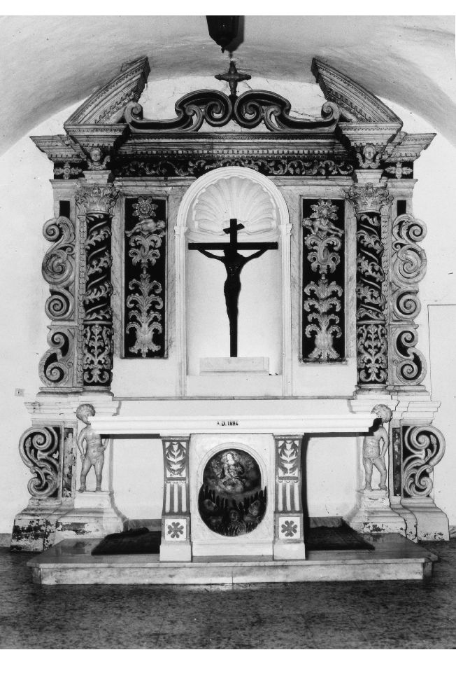 altare maggiore - ambito pugliese (seconda metà sec. XVII)