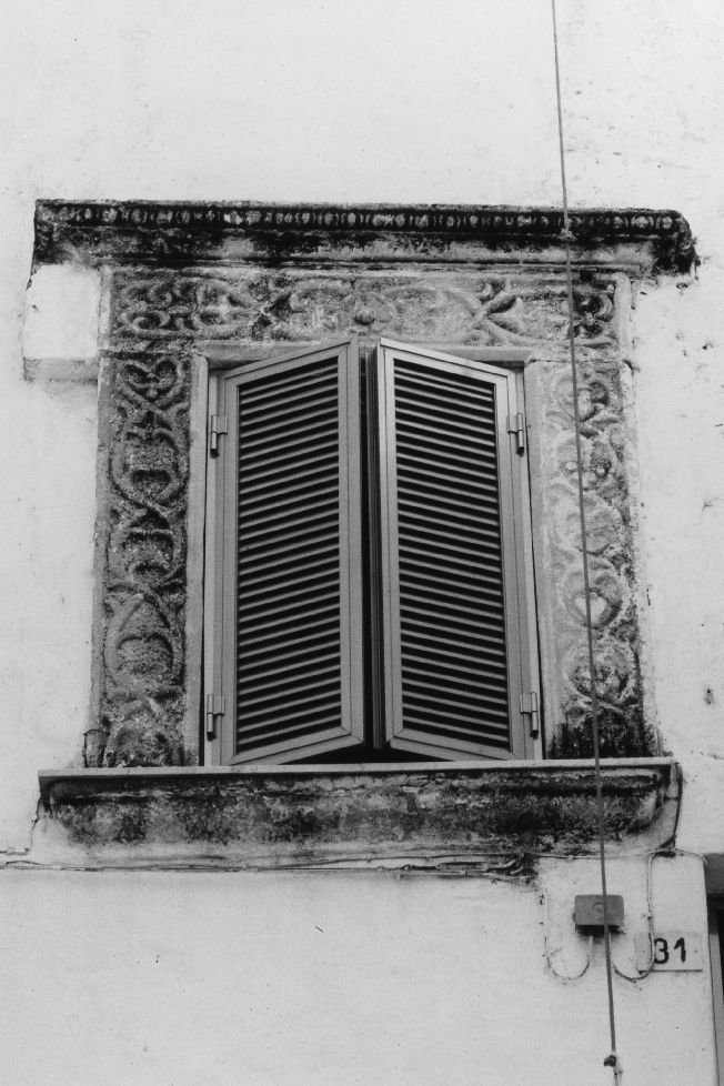 mostra di finestra - ambito pugliese (primo quarto sec. XVII)