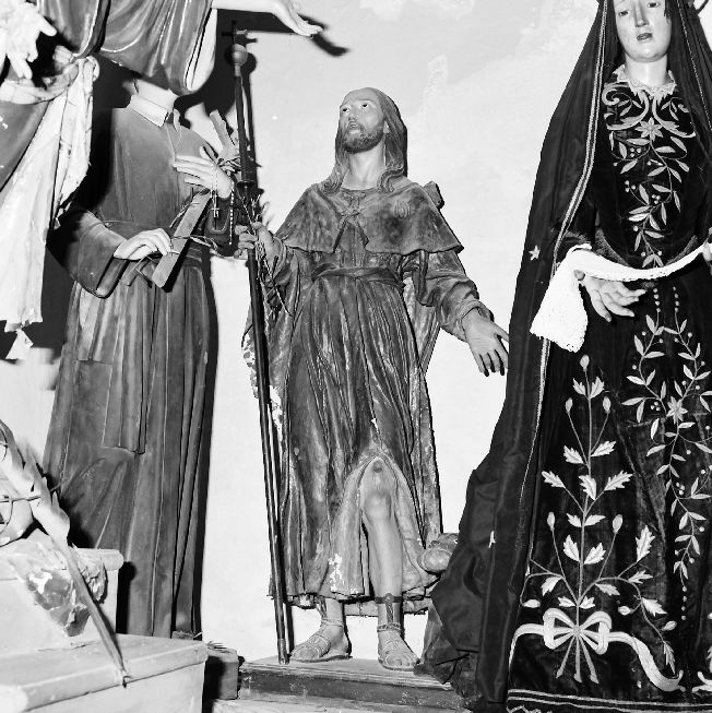 San Rocco (statua) - ambito salentino (seconda metà sec. XIX)