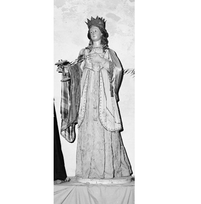 Santa Lucia (statua) - ambito pugliese (prima metà sec. XIX)