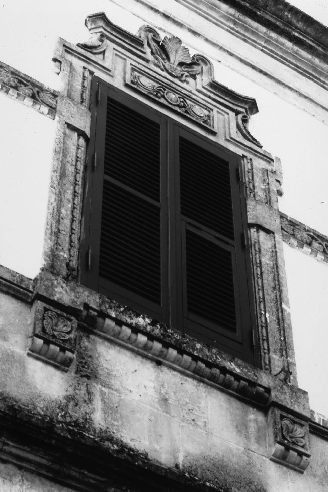 mostra di finestra - ambito pugliese (sec. XX)