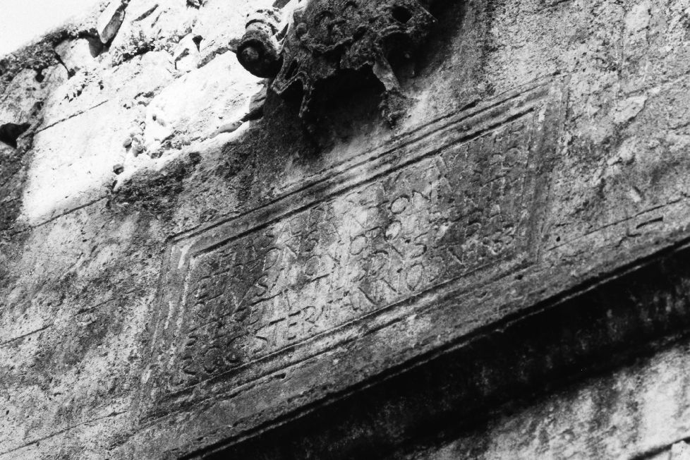 lapide - ambito pugliese (sec. XVI)