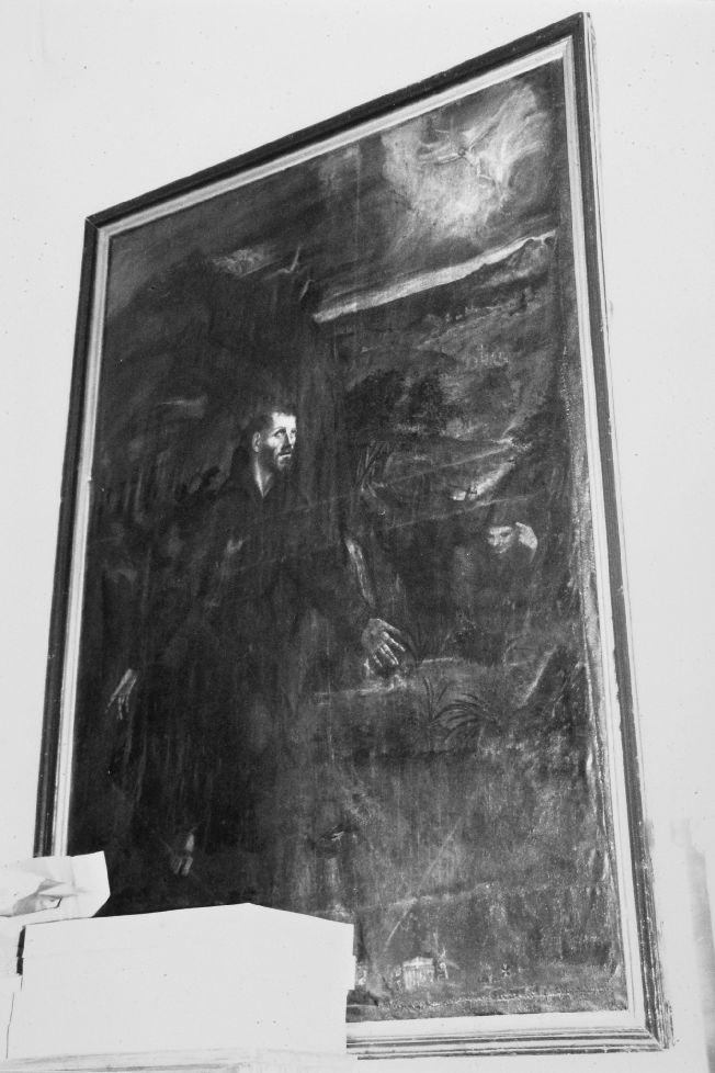 San Francesco d'Assisi riceve le stimmate (dipinto) - ambito pugliese (primo quarto sec. XVIII)