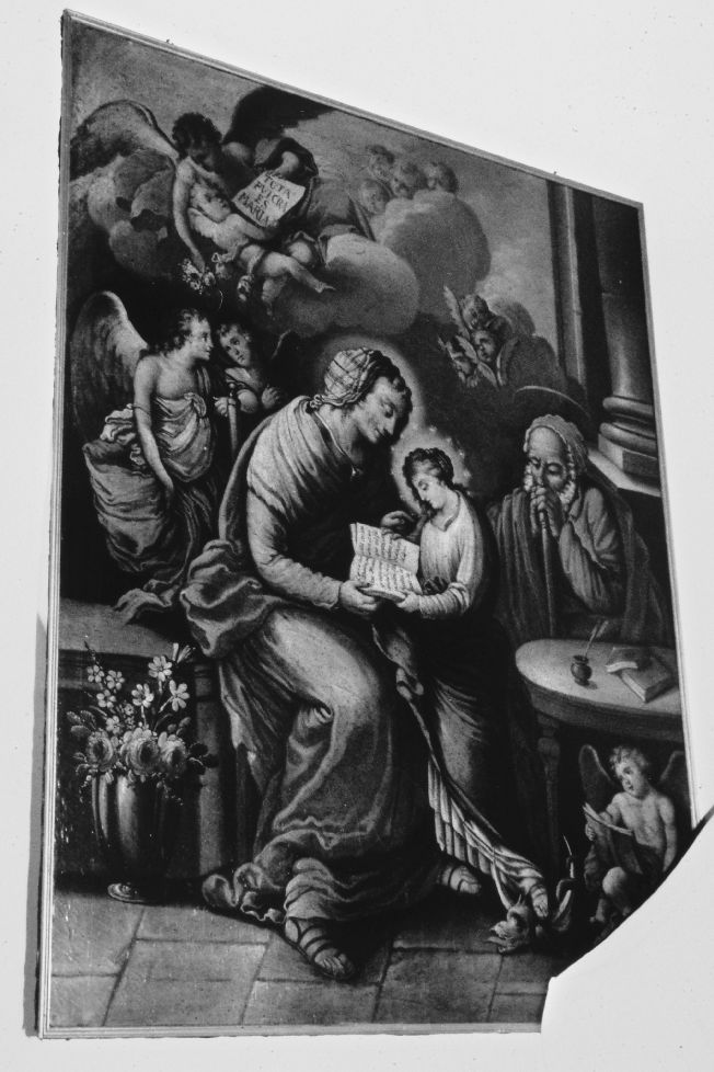 educazione di Maria Vergine (dipinto) - ambito pugliese (seconda metà sec. XVIII)