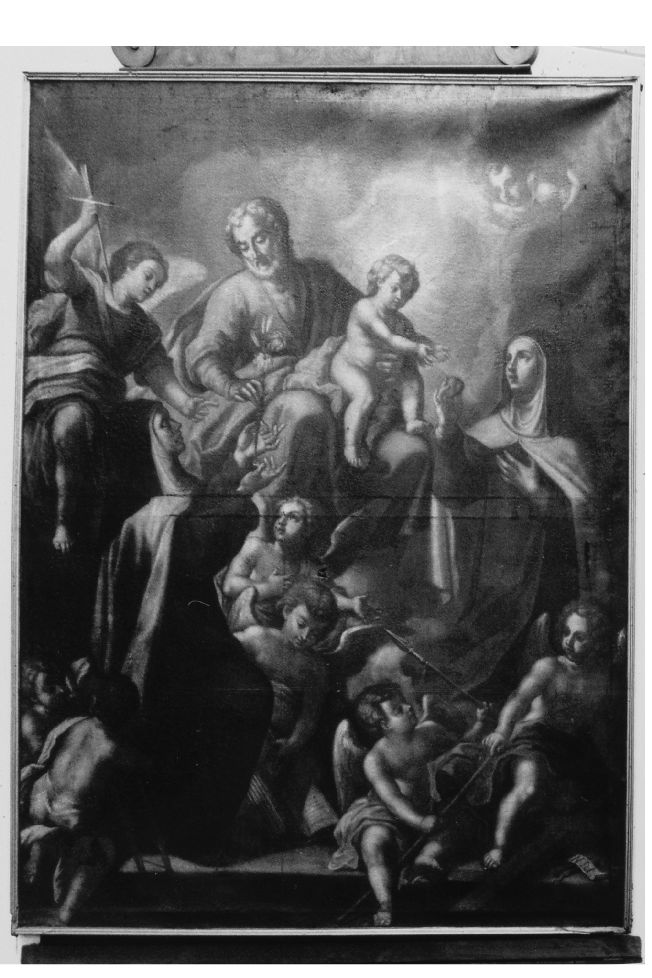 San Giuseppe e Gesù Bambino (dipinto) - ambito pugliese (prima metà sec. XVIII)