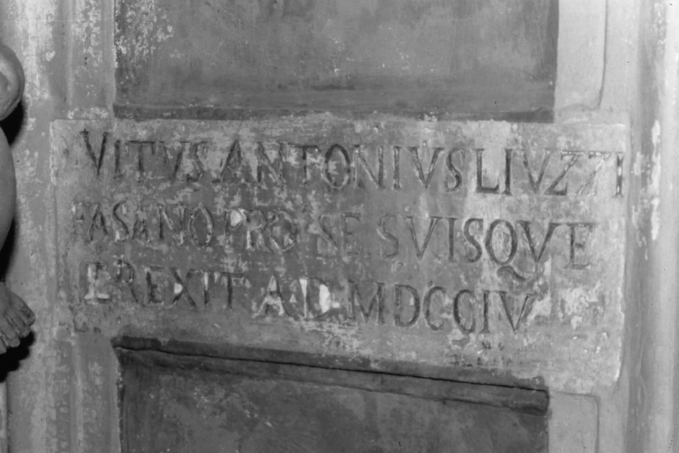 lapide - ambito pugliese (sec. XVIII)