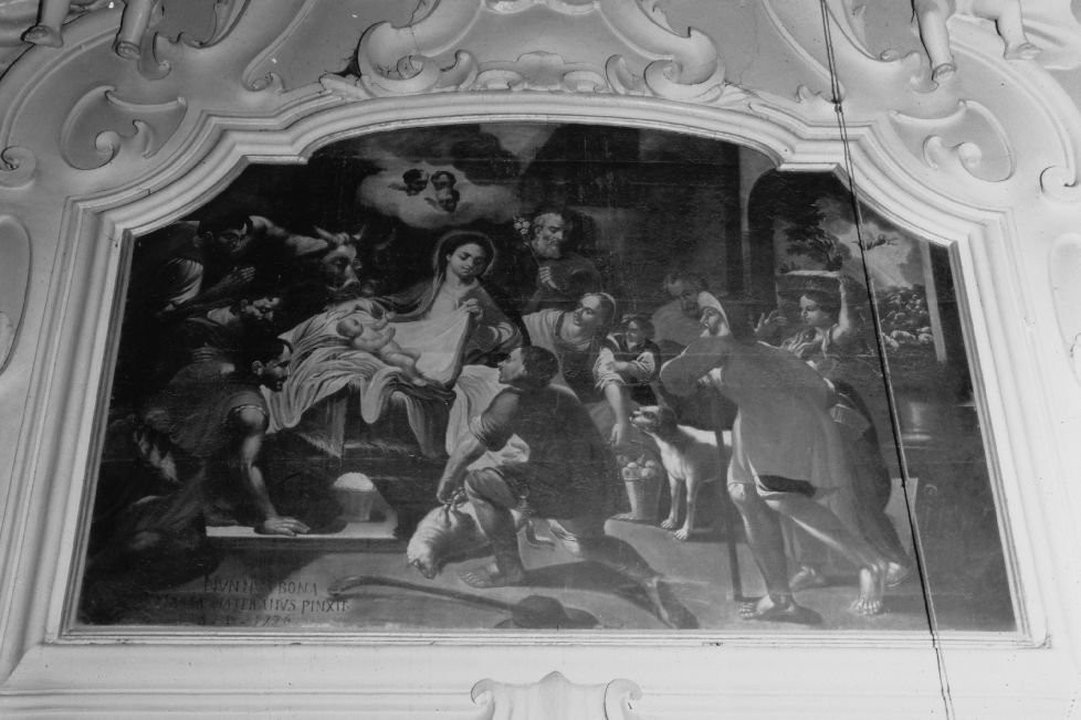 adorazione dei pastori (dipinto) di Bonamassa Nunzio (sec. XVIII)