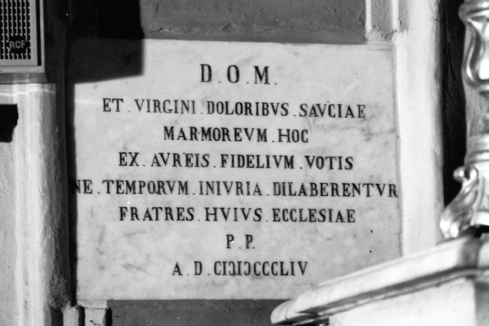 lapide - ambito pugliese (sec. XIX)