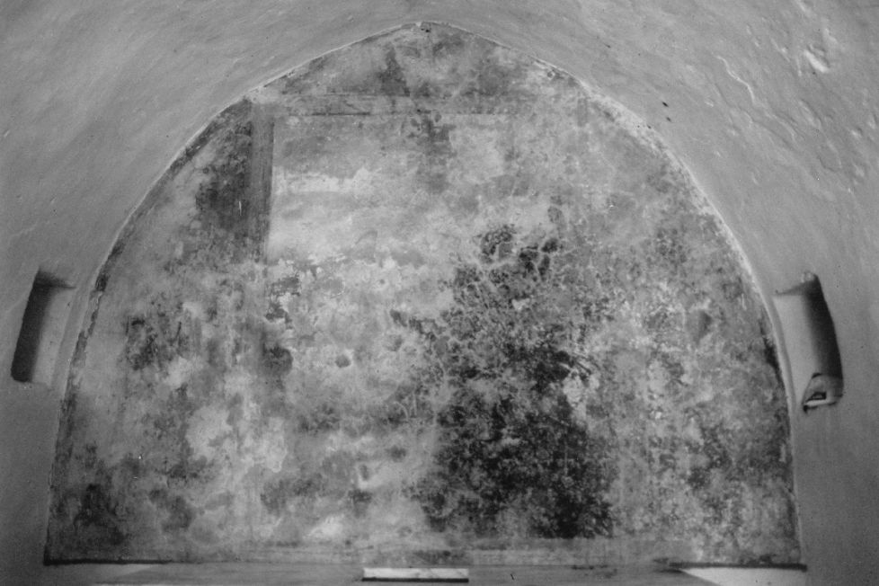 Santo (dipinto, frammento) - ambito pugliese (sec. XVII)