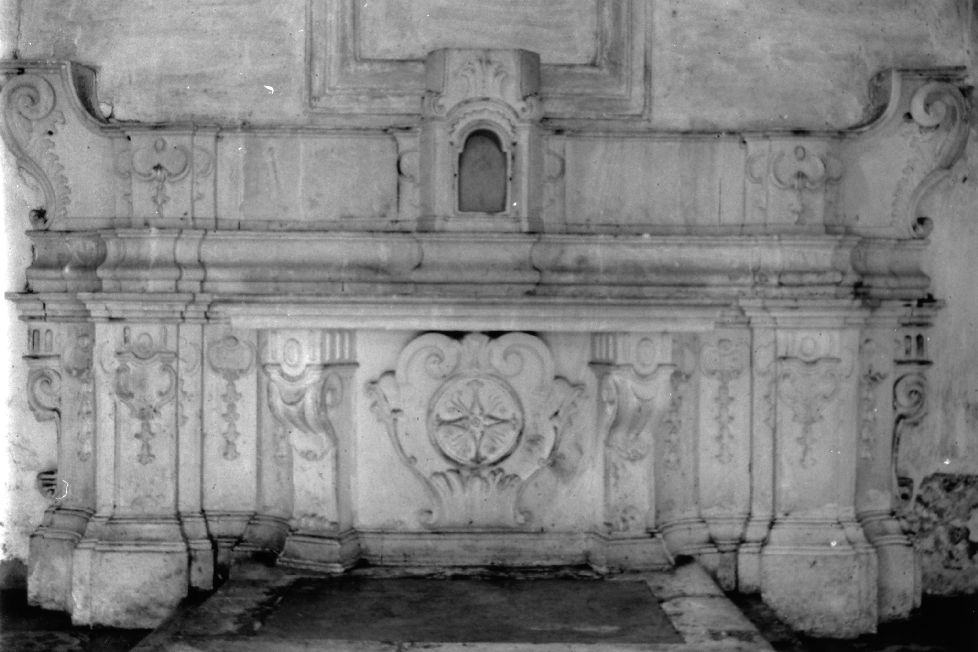 altare - ambito pugliese (fine sec. XVIII)