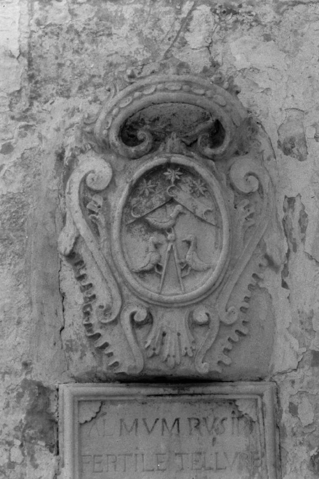 stemma gentilizio (rilievo) - ambito pugliese (sec. XIX)