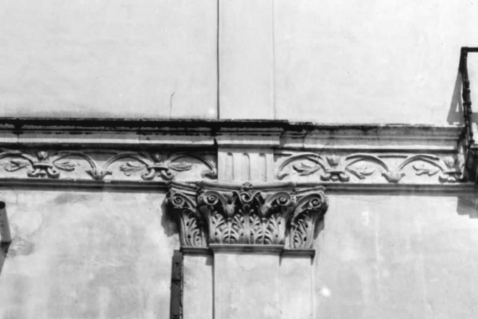 cornice marcapiano - produzione pugliese (seconda metà sec. XIX)