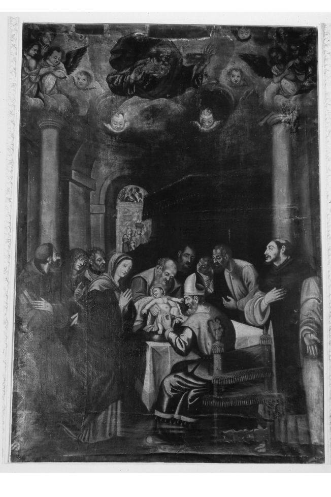 circoncisione di Gesù Bambino (dipinto) - ambito pugliese (fine/inizio secc. XVI/ XVII)