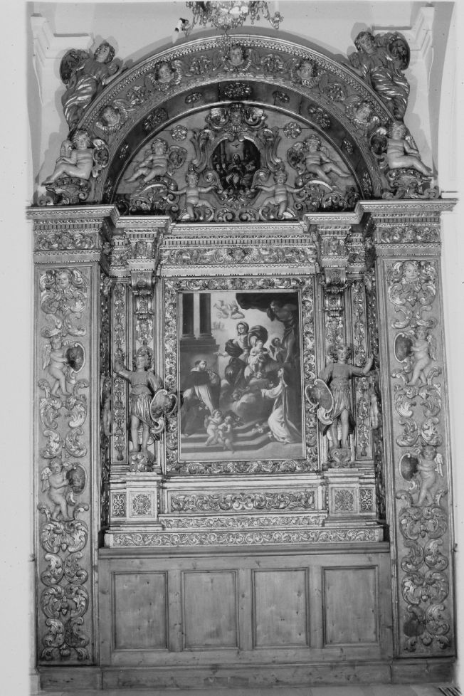 dossale - ambito pugliese (fine/inizio secc. XVII/ XVIII)