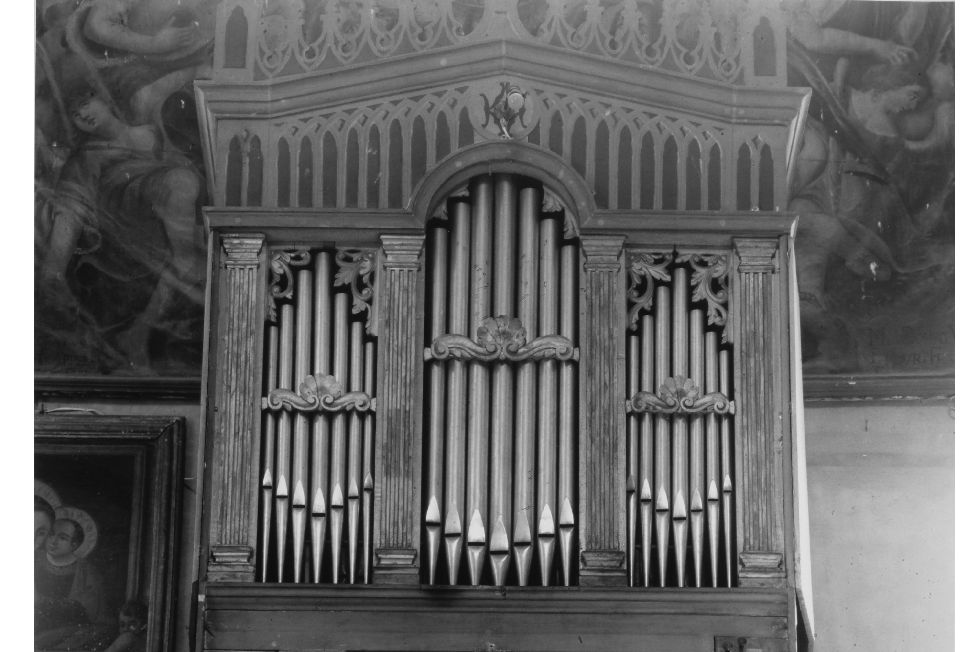 cassa d'organo - ambito Italia meridionale (seconda metà sec. XIX)