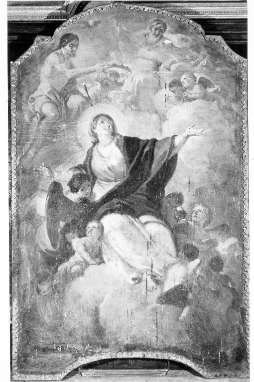 assunzione della Madonna (dipinto) di Tiso Oronzo (attribuito) (sec. XVIII)