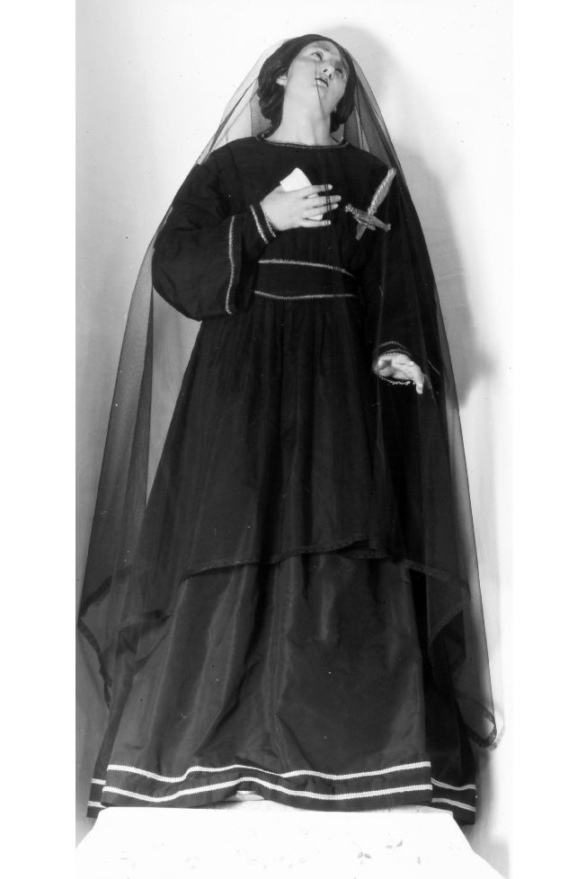 Madonna Addolorata (statua) - ambito Italia meridionale (sec. XVIII)