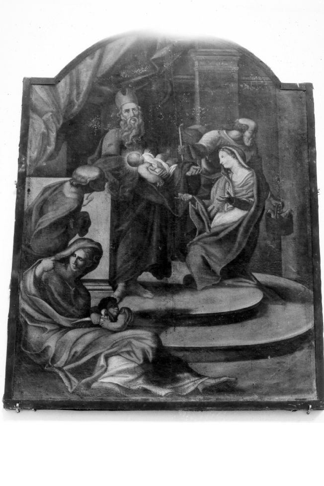 presentazione di Gesù al tempio (dipinto) - ambito Italia meridionale (sec. XVIII)