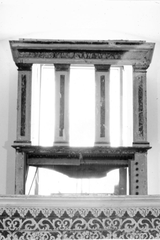 cassa d'organo - manifattura Italia meridionale (seconda metà sec. XIX)