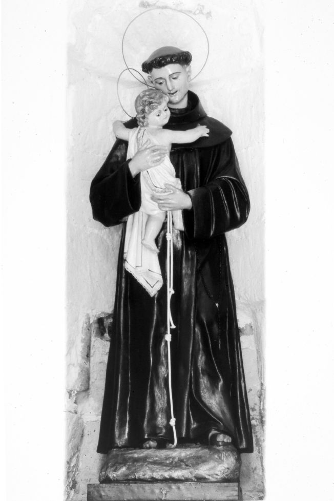 Sant'Antonio da Padova (statua) - manifattura Italia meridionale (sec. XIX)