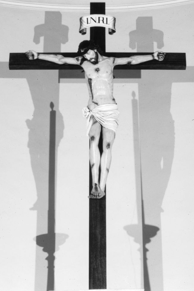 Cristo crocifisso (statua) - manifattura Italia meridionale (fine/inizio secc. XIX/ XX)