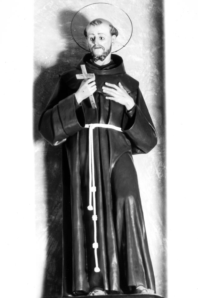 San Francesco d'Assisi (statua) - manifattura Italia meridionale (fine/inizio secc. XIX/ XX)