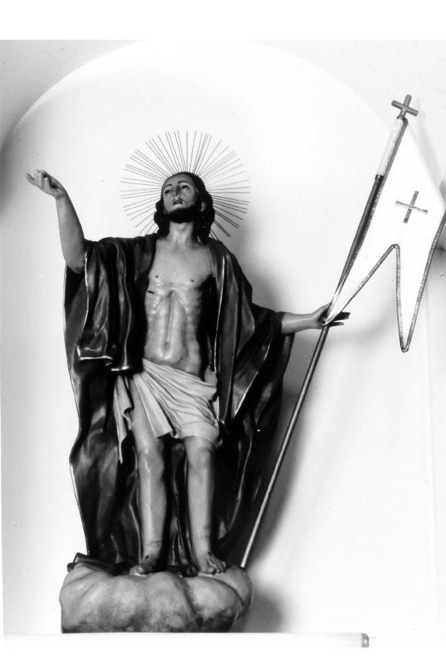 Cristo risorto (statua) - manifattura Italia meridionale (secc. XVIII/ XIX)