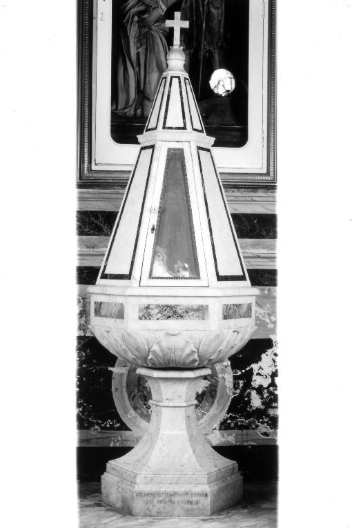 fonte battesimale - ambito Italia meridionale (sec. XX)