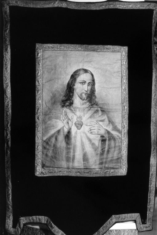 Sacro Cuore di Gesù (stendardo processionale) di Buccino A (primo quarto sec. XX)