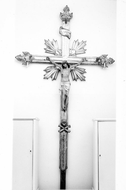 croce processionale - manifattura Italia meridionale (prima metà sec. XIX)