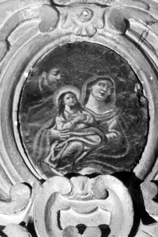 Maria Vergine bambina con Sant'Anna e San Gioacchino (dipinto) - ambito Italia meridionale (sec. XVIII)