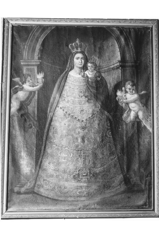 Madonna con Bambino (dipinto) - ambito Italia meridionale (sec. XVIII)