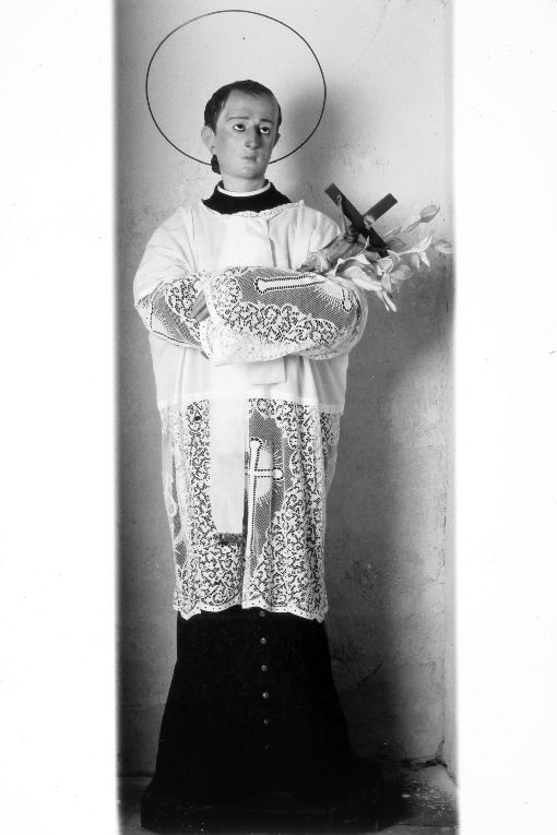 San Luigi Gonzaga (statua) - manifattura Italia meridionale (inizio sec. XX)