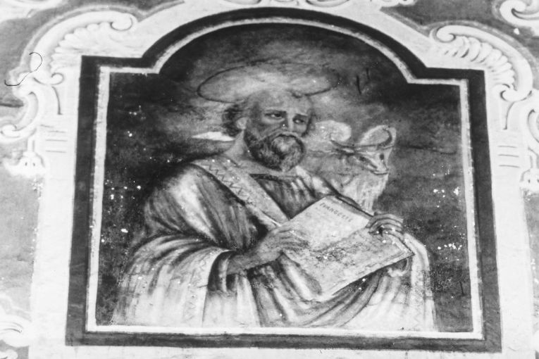 San Luca Evangelista (dipinto, elemento d'insieme) - ambito Italia meridionale (sec. XIX)
