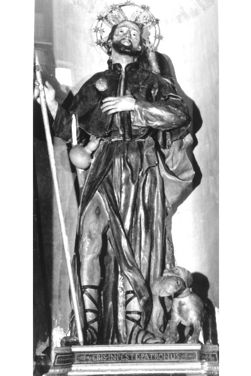 San Rocco (statua) - ambito salentino (seconda metà sec. XVIII)