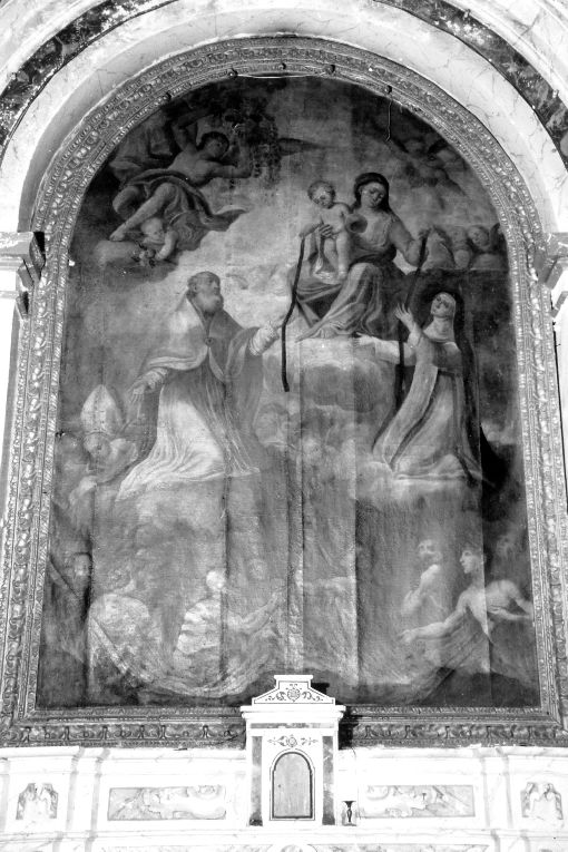 Madonna della cintura, Madonna con Bambino, Sant'Agostino e Santa Caterina (dipinto) - produzione pugliese (seconda metà sec. XVII)