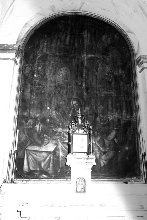 Gesù e apostoli (dipinto) - produzione salentina (sec. XVII)