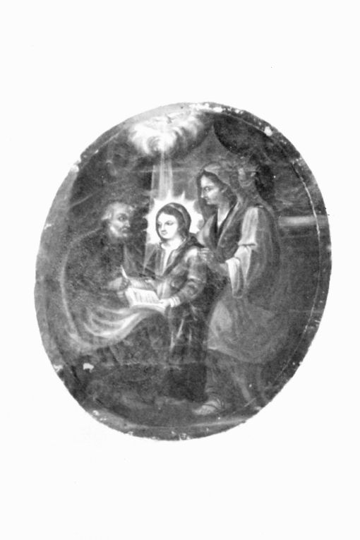 Maria Vergine bambina con Sant'Anna e San Gioacchino (dipinto) - produzione pugliese (sec. XVIII)