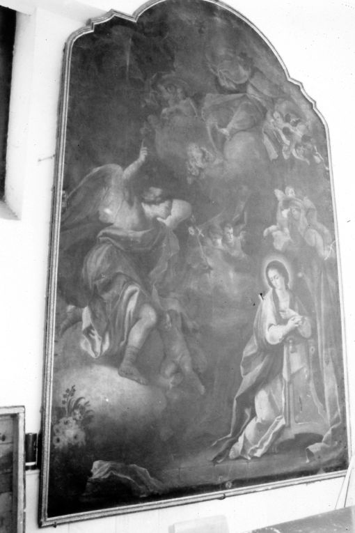 Annunciazione (dipinto) di Carella Domenico Antonio (sec. XVIII)