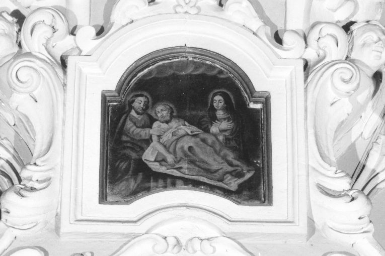 Transito di San Giuseppe, morte di San Giuseppe (dipinto) - ambito pugliese (secc. XVIII/ XIX)