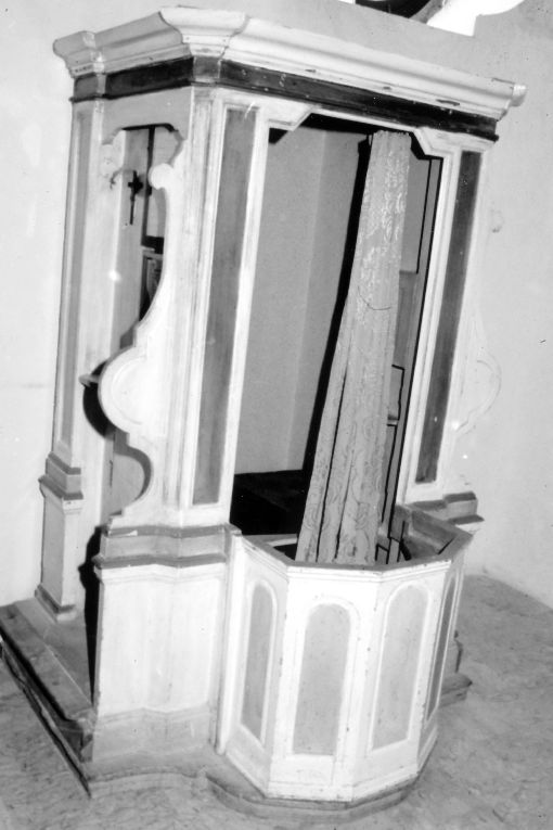 confessionale - produzione pugliese (prima metà sec. XIX)