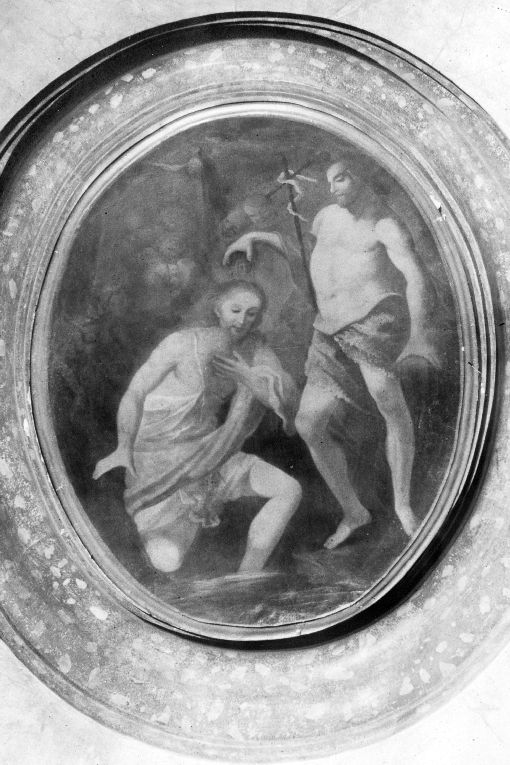 Il Battesimo di Gesù (dipinto) di Carella Domenico Antonio (scuola) (sec. XVIII)