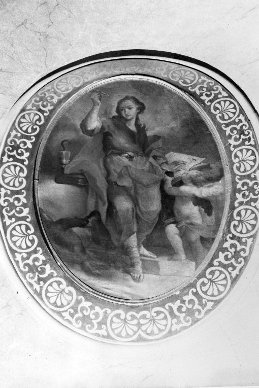 San Giovanni Evangelista (dipinto) di Carella Domenico Antonio (scuola) (sec. XVIII)