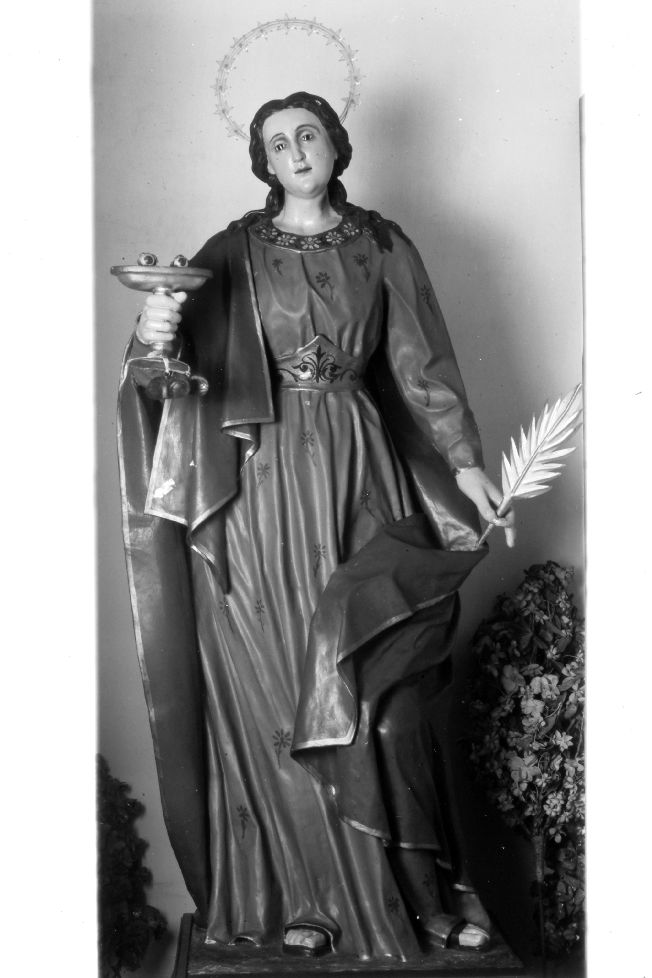 Santa Lucia (statua) - ambito Italia meridionale (fine/inizio secc. XIX/ XX)