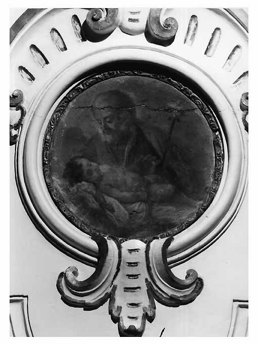 San Giuseppe e Gesù Bambino (dipinto) di Carella Domenico Antonio (sec. XVIII)