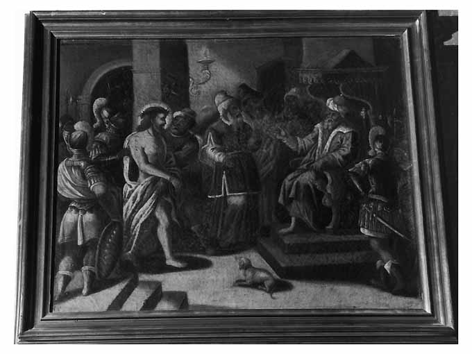 stazioni della via crucis (dipinto, ciclo) - ambito pugliese (prima metà sec. XVIII)