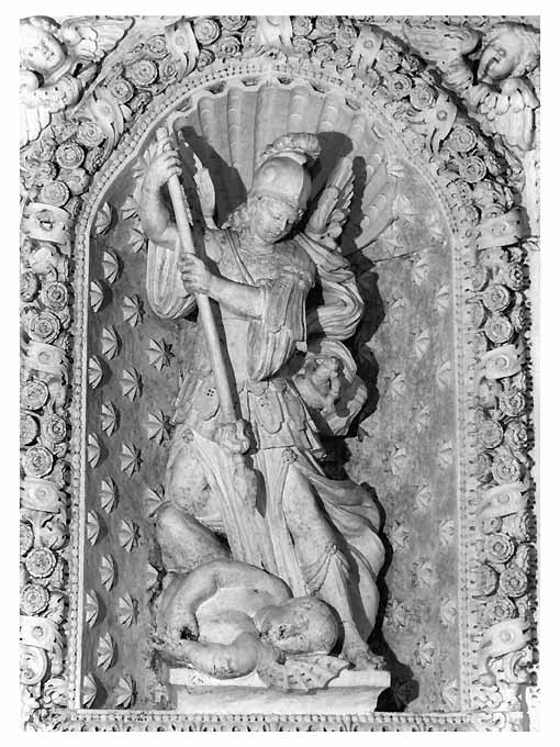 San Michele Arcangelo (statua) di Laddomada Nunzio (sec. XVIII)