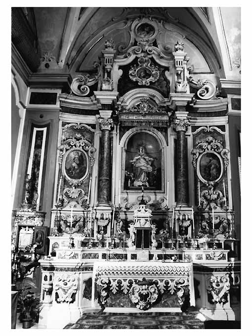 altare maggiore - ambito Italia meridionale (sec. XVIII)