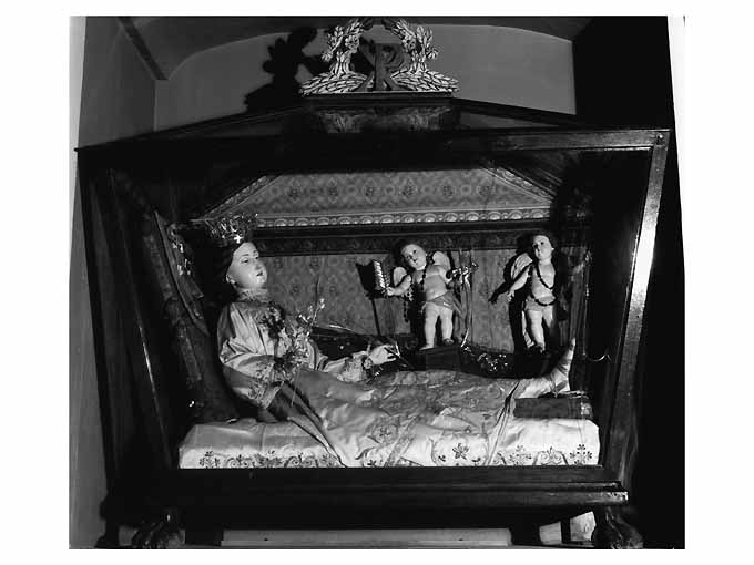 Santa Filomena e angioletti (statua) - ambito pugliese (seconda metà, fine/inizio sec. XVIII, secc. XIX/ XX)